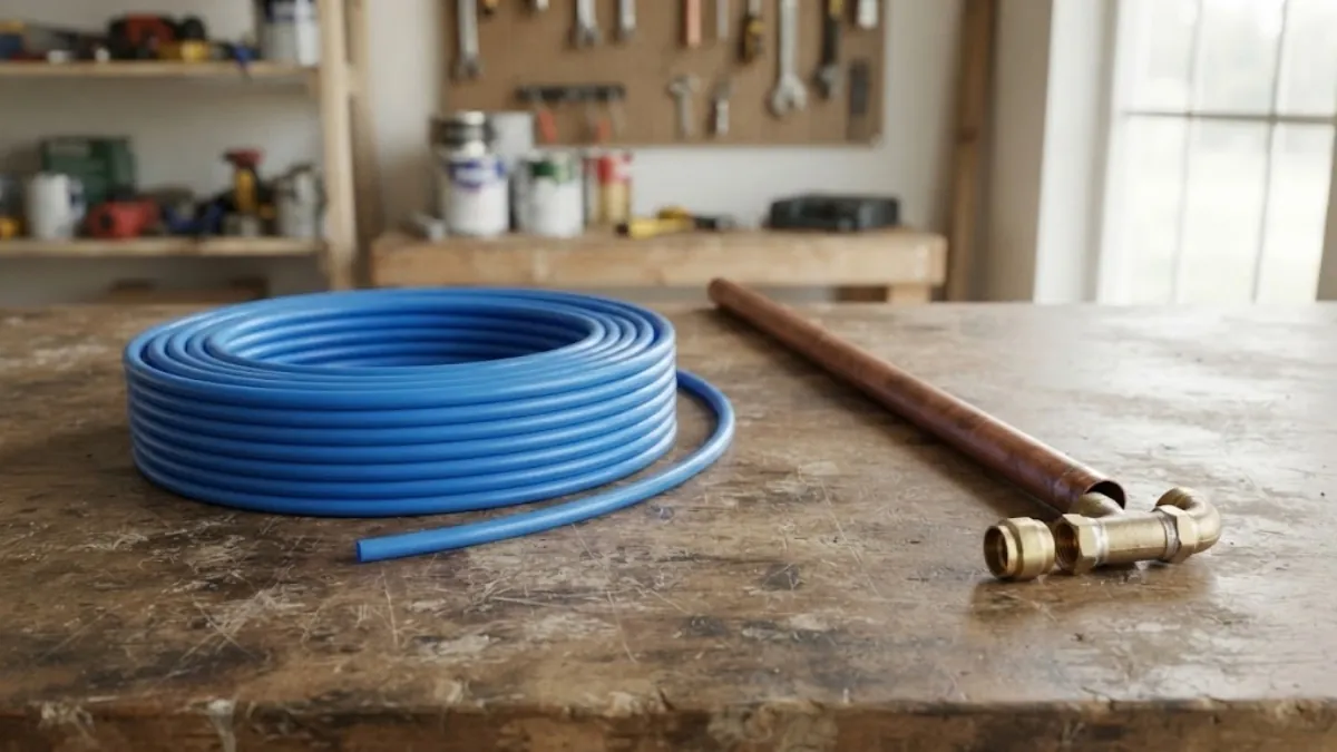 PEX tubing and copper pipe compared for a Roswell, GA repipe