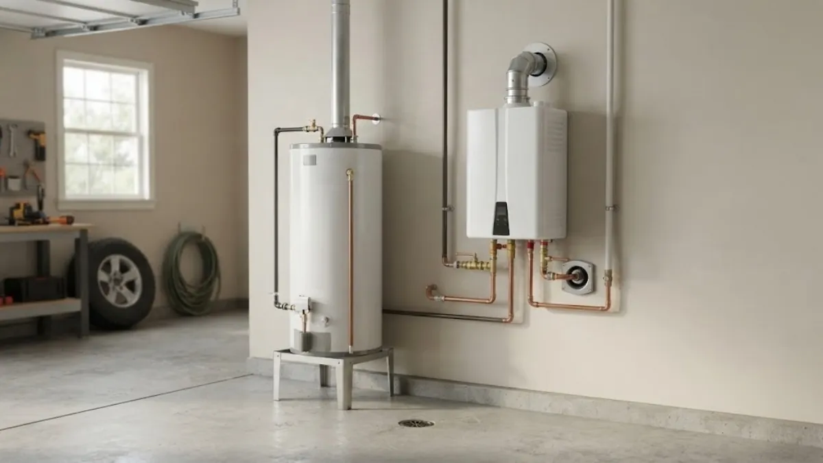 Tank and tankless water heaters compared for a Roswell, GA home